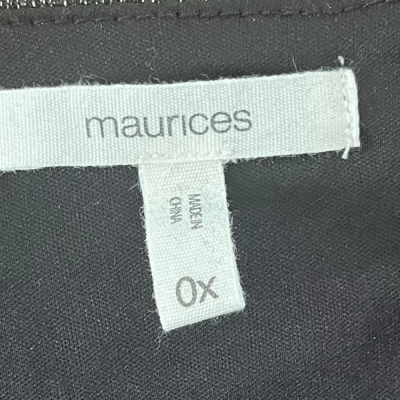 Metallic Long‎ Sleeve V Neck Blouse - Picture 6 of 7